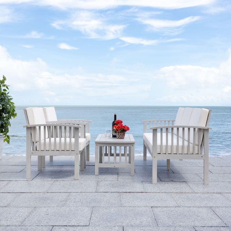 SAFAVIEH Outdoor Galilea 5-Piece Living Set - 27W x 33D x 69H