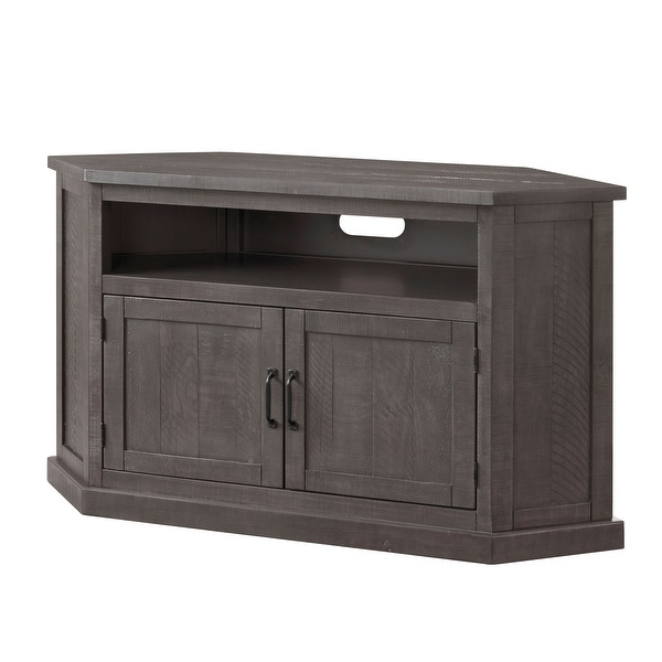 Rustic corner deals tv unit