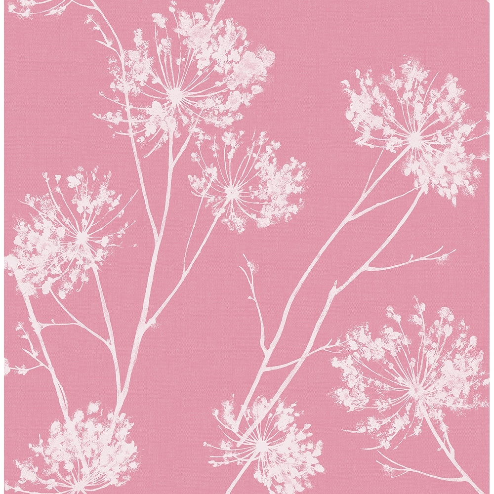 Pink Floral Wallpaper - Bed Bath & Beyond