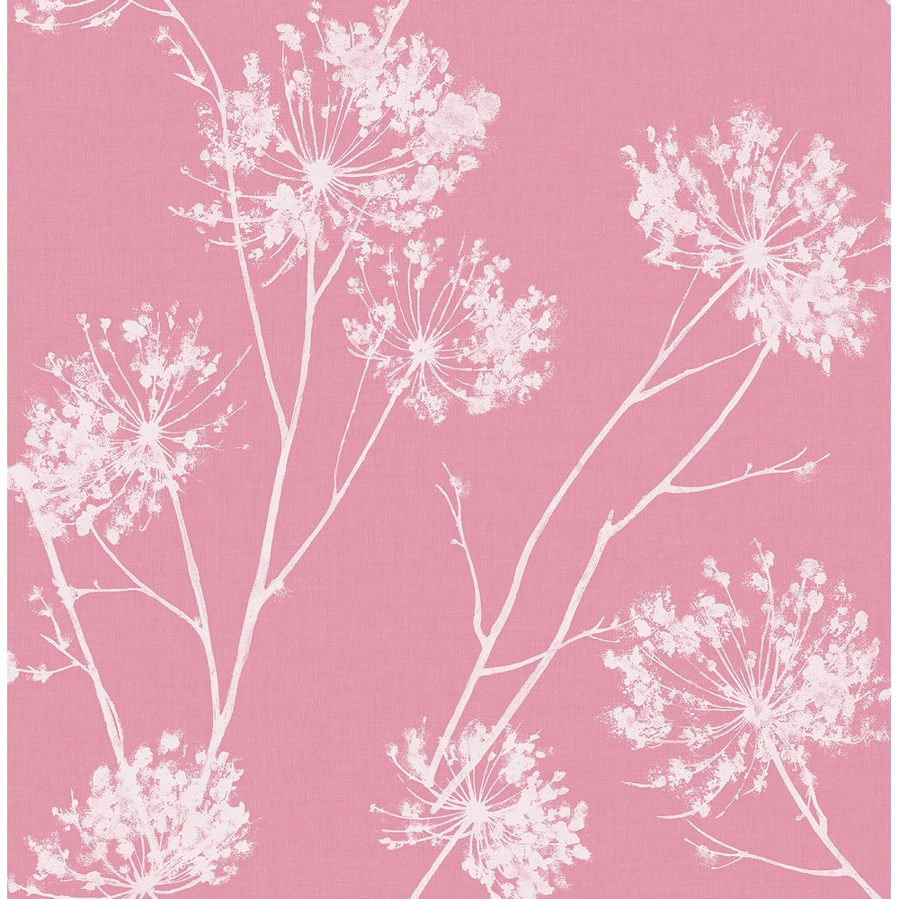NextWall One O'Clocks Botanical Peel and Stick Removable Wallpaper