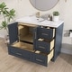 preview thumbnail 4 of 4, Solid Wood 42" Single Bathroom Vanity Base Only