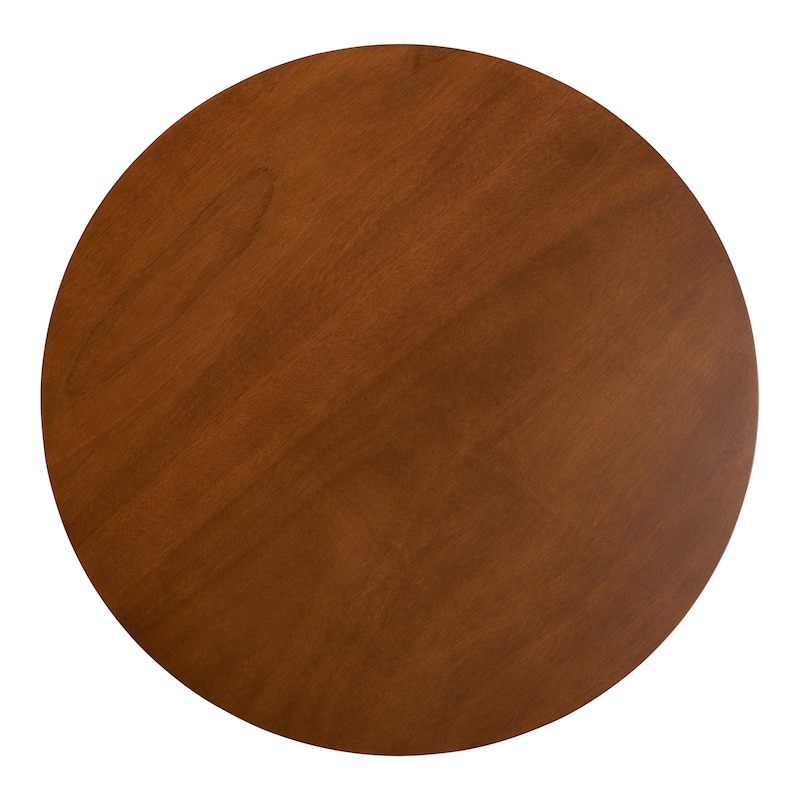 Kenna 5-Piece Dining Set - Mid-Century Modern Round Table and Chair Set for Dining Room, Kitchen, Apartment