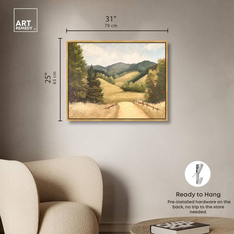 Summer Fields Canvas by Art Remedy