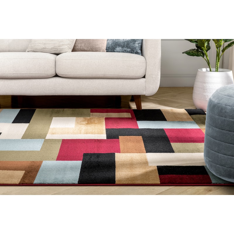 Well Woven Barclay River Geometric Modern Area Rug