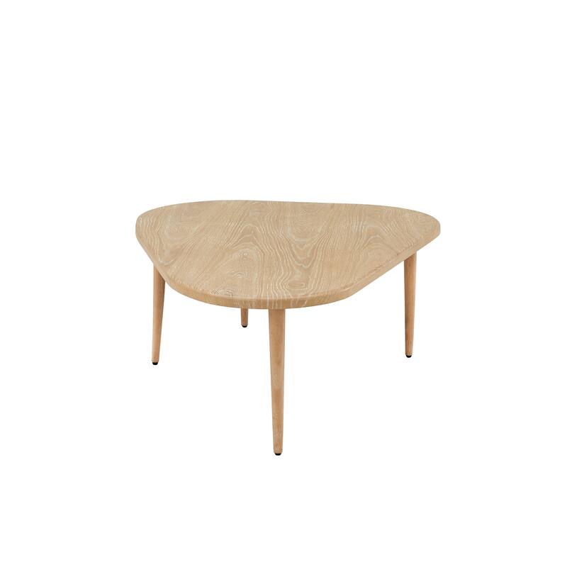 Tirana Wood Finish Teardrop Nesting Coffee Tables by iNSPIRE Q Modern