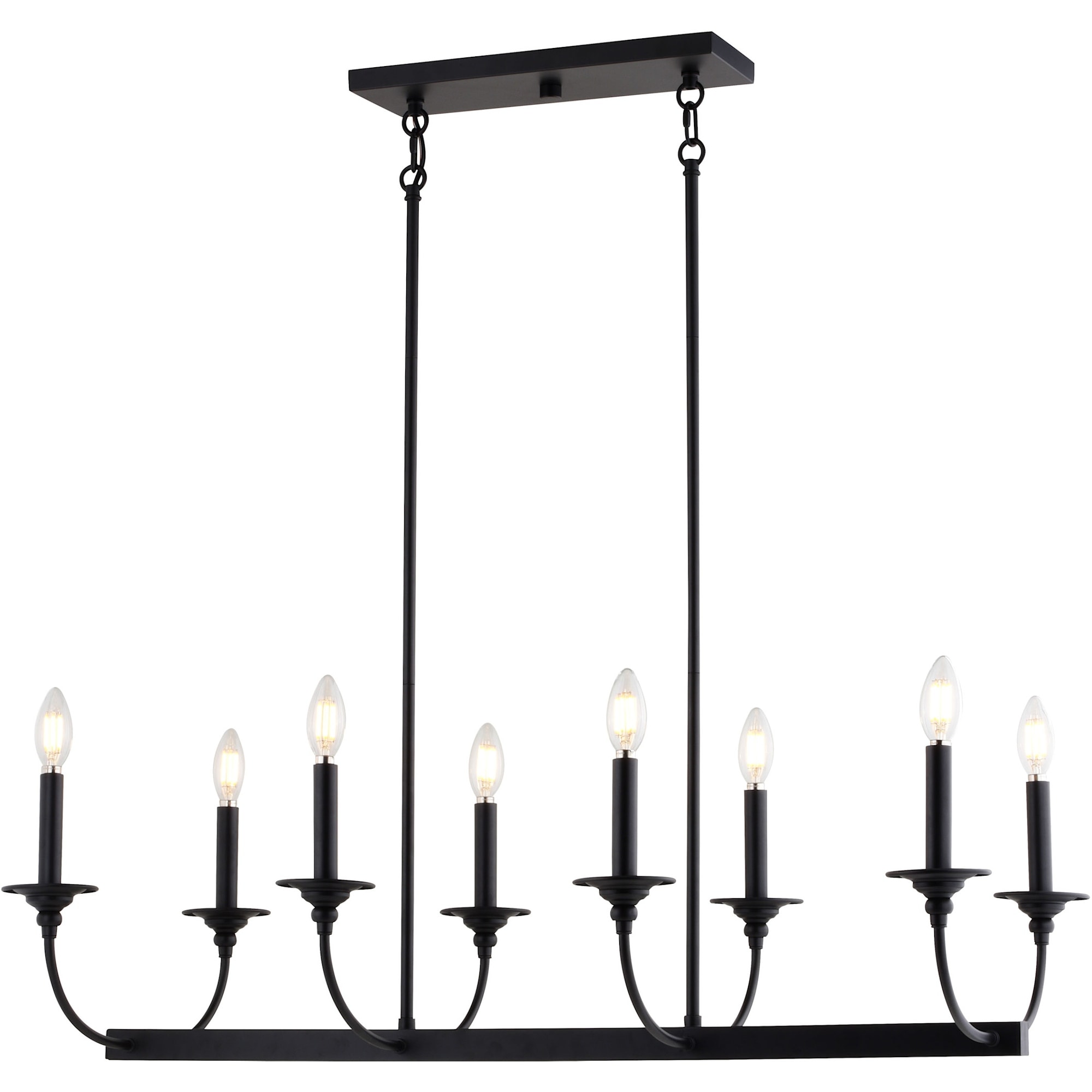 Vaxcel Lighting H0315 Durham 8 Light 36" Wide Taper Candle Style