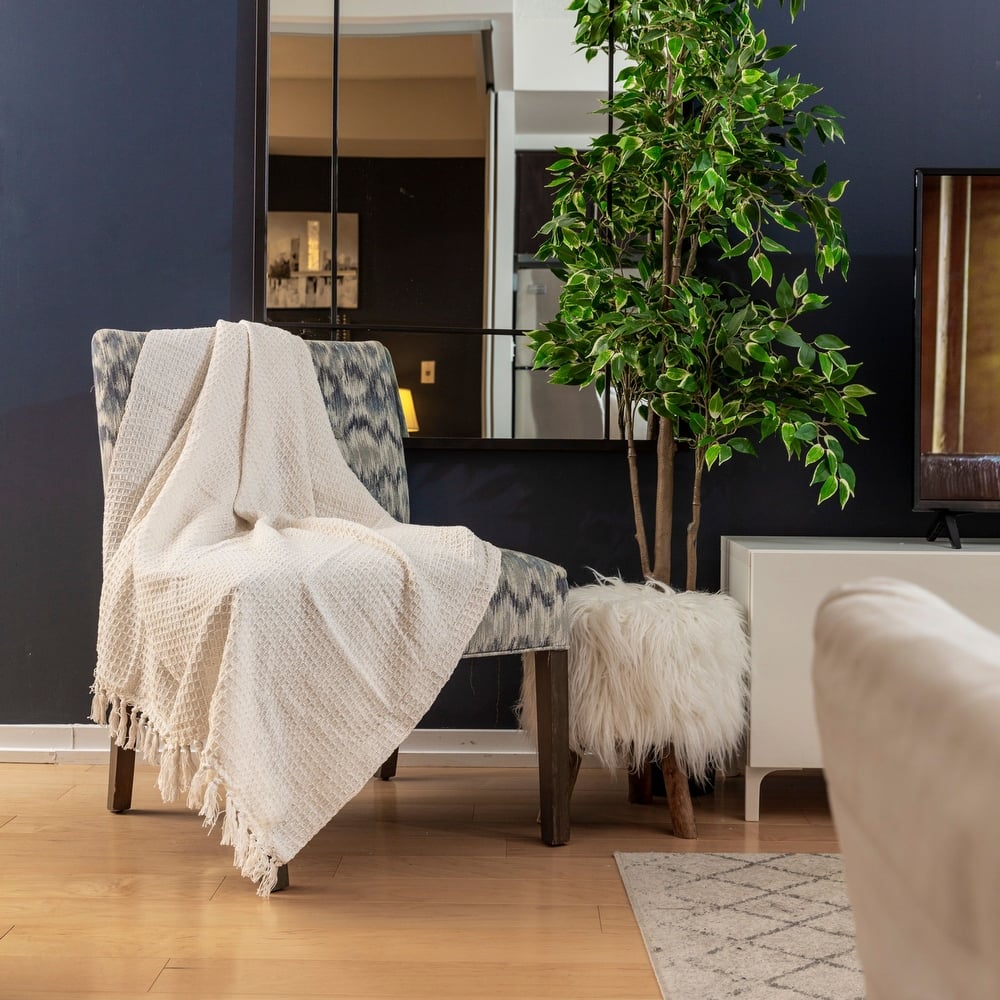 Fabstyles Honeycomb High Quality Cotton Throw