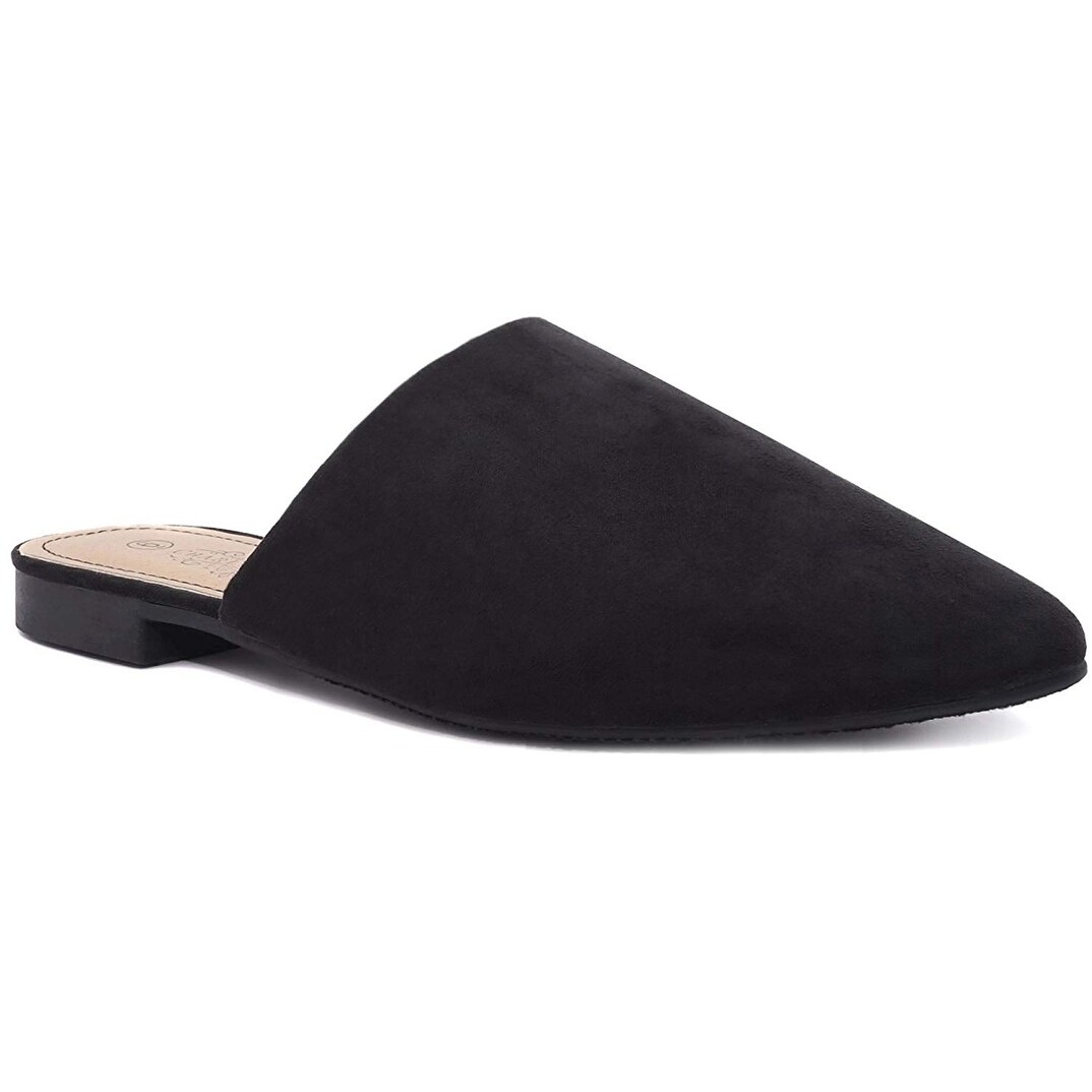 Comfortable black mules Clearance