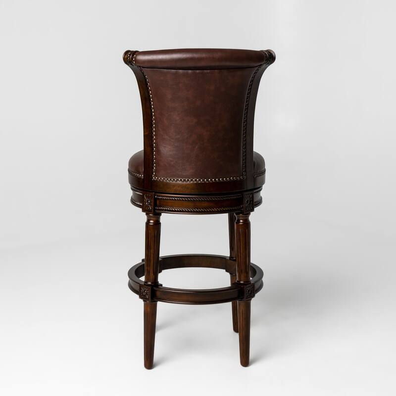 Maven Lane Pullman Swivel Kitchen Dining Stool