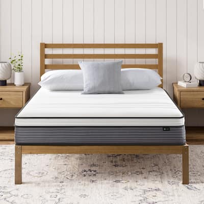 Priage by ZINUS 10" Support Plus Pocket Spring Hybrid Mattress