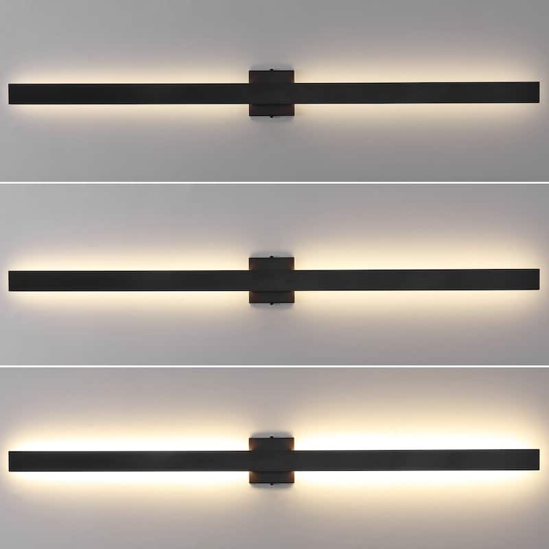 Palco Modern Minimalist Indoor/Outdoor Metal 350-Degree Rotatable Dimmable Integrated LED Wall Sconce, by JONATHAN Y