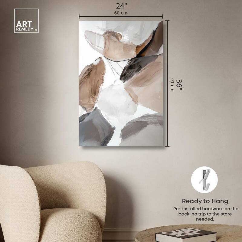 Sedimentary Hues I Canvas by Art Remedy, Gallery Wrapped