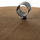 preview thumbnail 5 of 5, Mercana Cyril Black Metal w/ Brown Solid Wood Lid Jars (Set of 2) - 9.1L x 9.1W x 12.8H