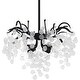 preview thumbnail 4 of 6, Maple 4-Light Earth Black Pendant Light