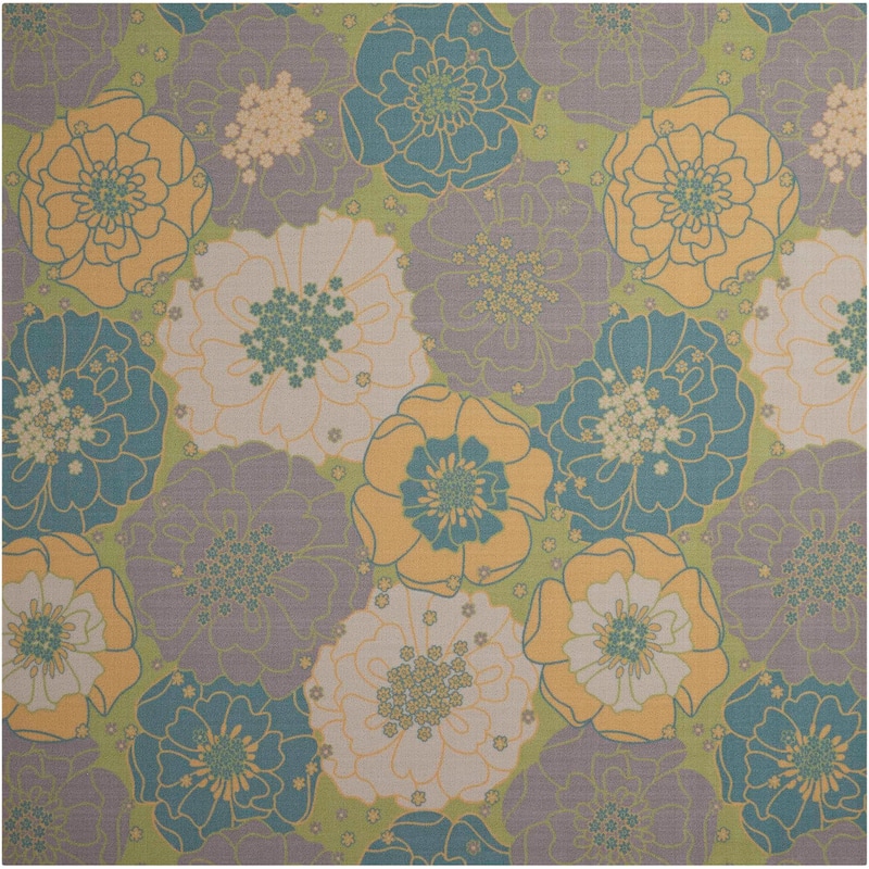 Nourison & Garden Floral Indoor / Outdoor Area Rug