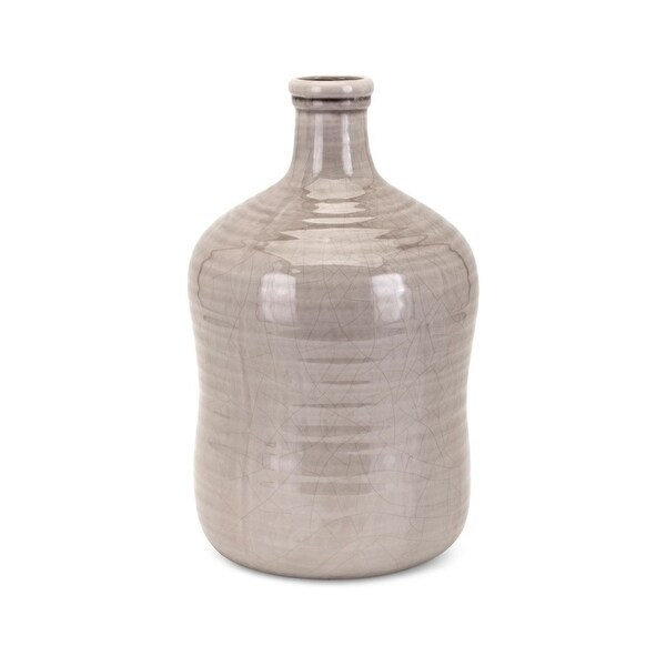 Gorgeous Khaki Finished Ceramic Small Vase, Beige