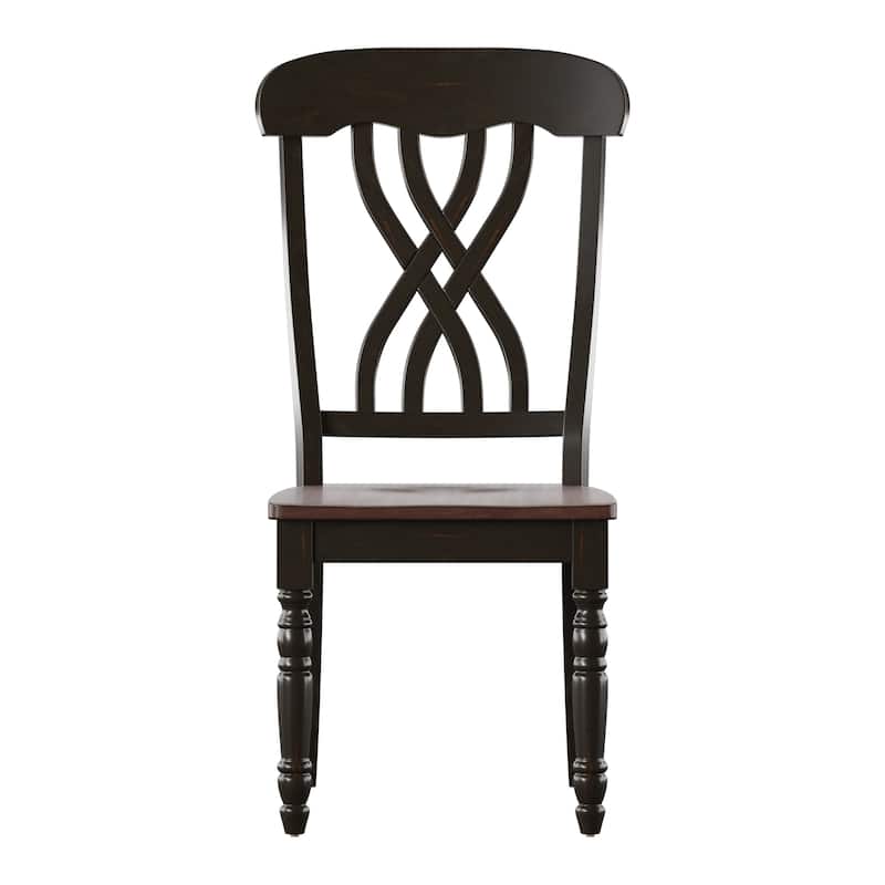 Mackenzie Country Style Two-tone Dining Chairs (Set of 2) by iNSPIRE Q Classic