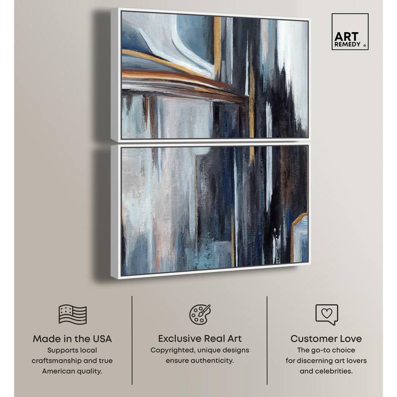 Aftereffect Canvas Set of 2 by Art Remedy