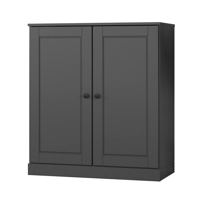 100% Solid Wood 3-shelf Bookcase with Optional Doors by Palace Imports
