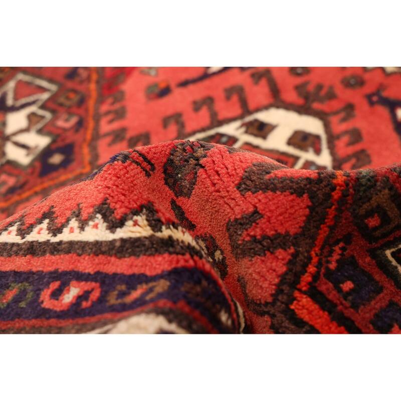 ECARPETGALLERY Hand-knotted Andelz Light Red Wool Rug - 3'3 x 4'8