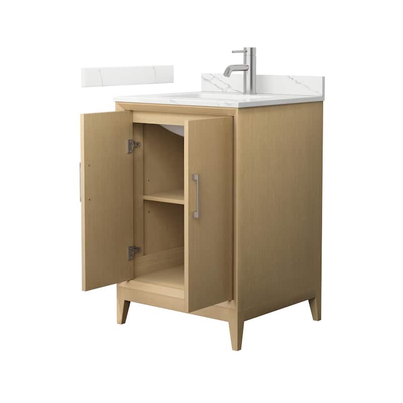 Wyndham Collection WCH7575-24S-QTZ-UNSMXX Janna 24" Free Standing