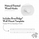 preview thumbnail 4 of 4, Kids Curve Appeal Wall Shelf with 3 Hooks – White
