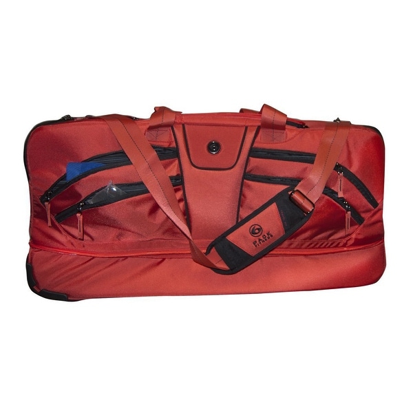 6 Pack Fitness Elite Alpha Meal Management Duffel Bag Red Black 6 Pack Fitness Elite Alpha Meal Management Duffel Bag Red Black