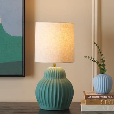 SAFAVIEH Lighting Destryn 18-inch Table Lamp (LED Bulb Included) - 8Wx8Dx18H