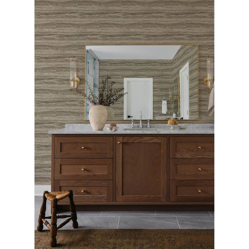 Chris Loves Julia x A-Street Prints Lyman Stone Striated Wallpaper