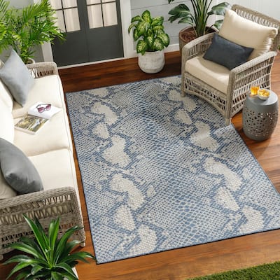 Livabliss Ravello Animal Stripes Indoor/ Outdoor Area Rug