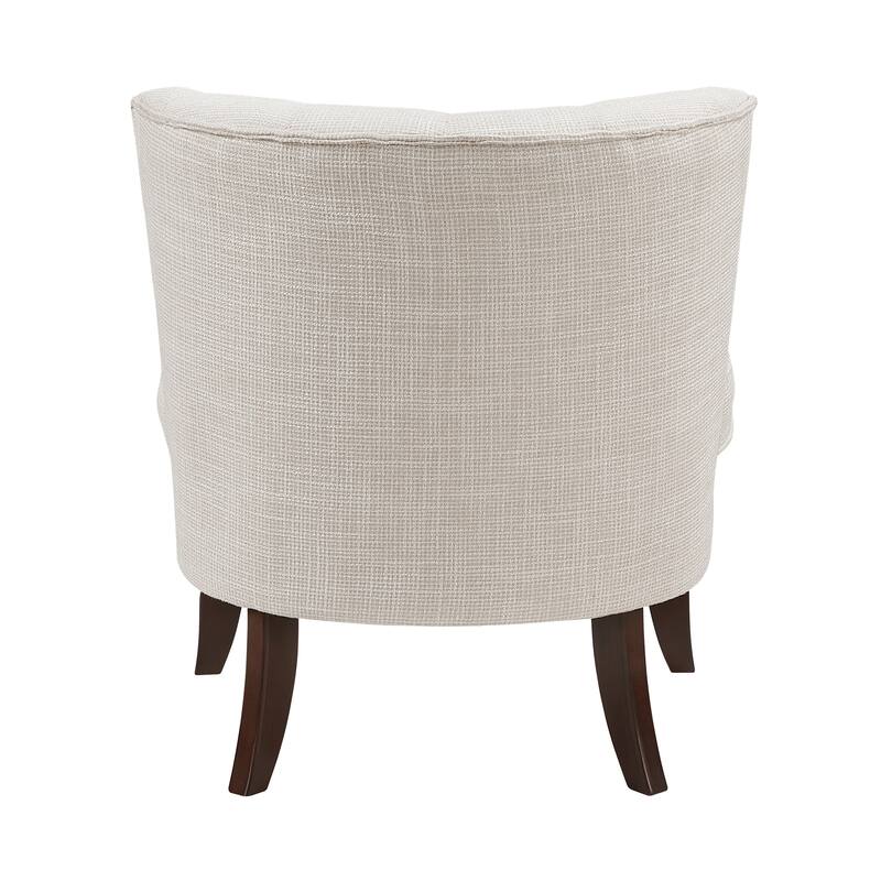 Astor 26" Textured Accent Chair - Button-tufted Chair Back