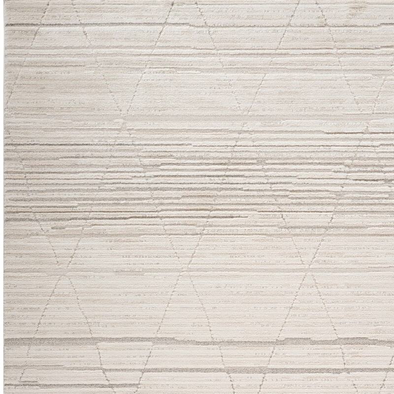 Biped Abstract Modern Stain Resistant Woven Area Rug By HomeRoots