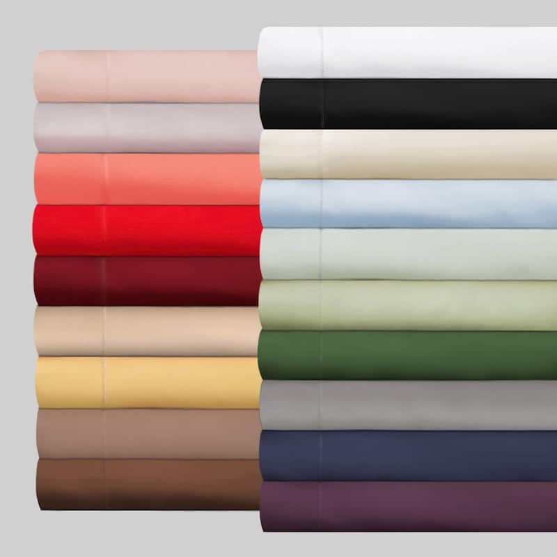 HomeRoots Sage Twin Cotton Blend 300 Thread Count Washable Duvet Cover Set