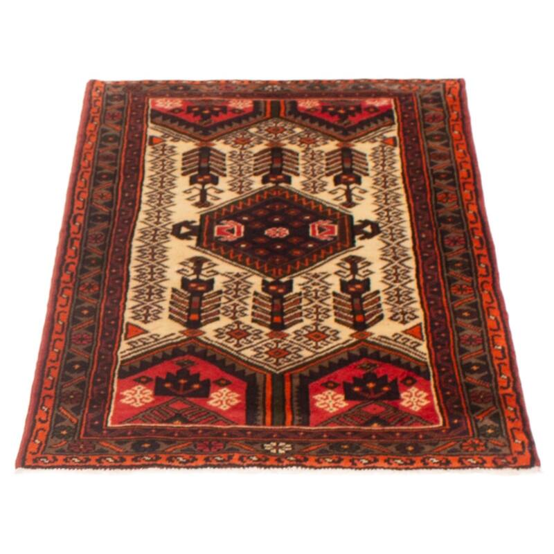 ECARPETGALLERY Hand-knotted Konya Anatolian Cream Wool Rug - 3'5 x 5'1