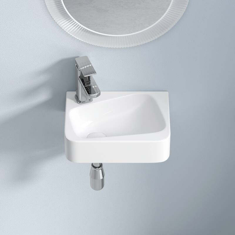 Modern Ceramic Art Basin Sink Set with Faucet and Drain