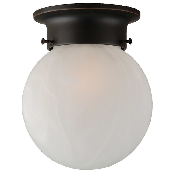 Design House 514521 Single Light Flushmount Ceiling Fixture Design House 514521 Single Light Flushmount Ceiling Fixture From The Millbridge Collection Oil Rubbed Bronze