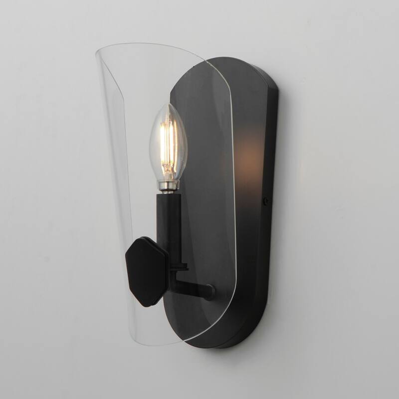 Maxim 32351CL Armory 11" Tall Wall Sconce