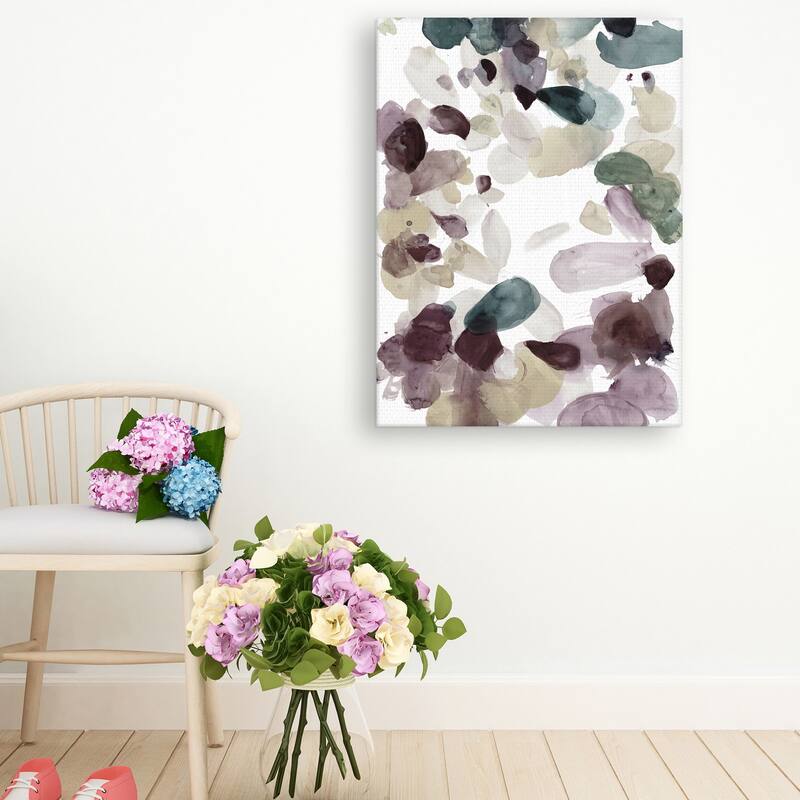 Butterfly Dance in Neutral D by Allyson Fukushima Canvas Art Print