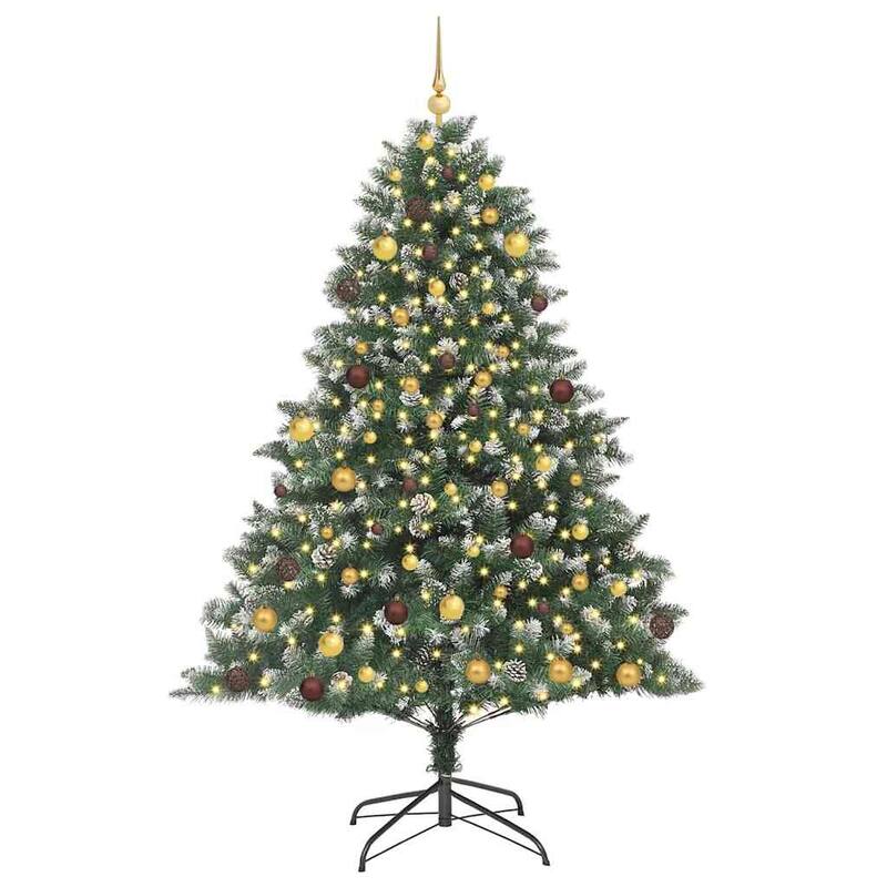 vidaXL Artificial ChristmasTree with Stand Gree PVC