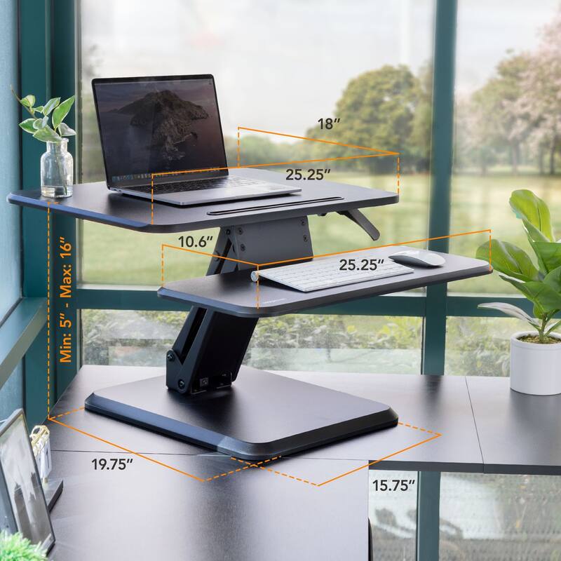 Mount-It! Compact Standing Desk Converter Ergonomic