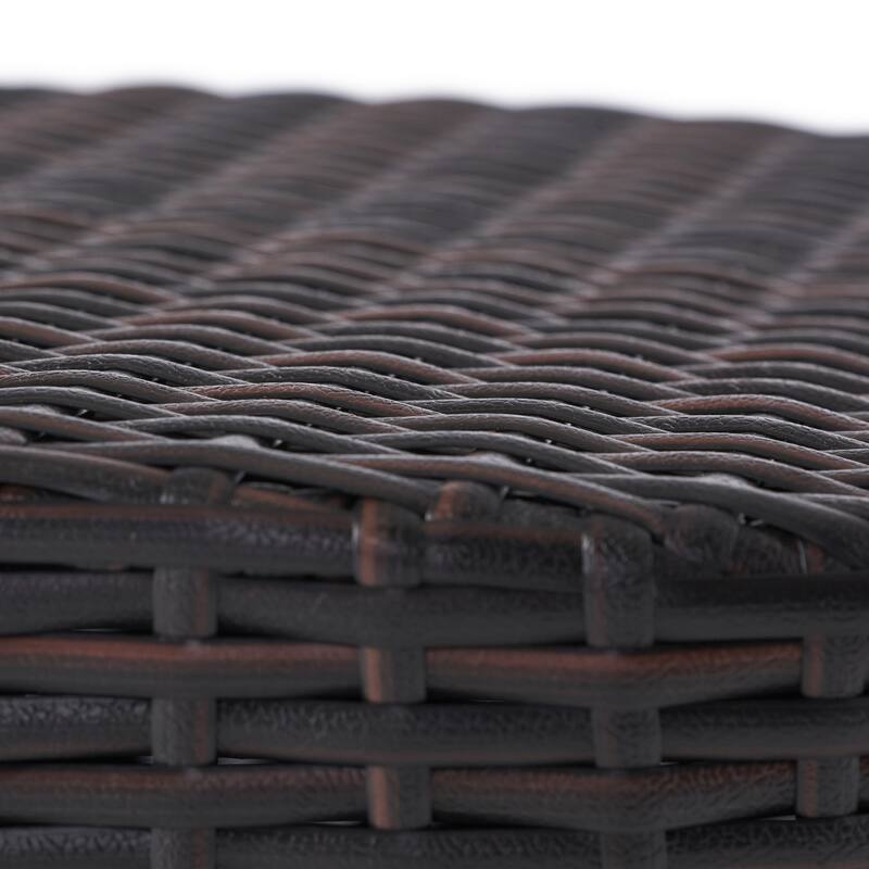 Christopher Knight Home - Avalon Outdoor 3-piece Acacia Wood Chat Set with Round Wicker Table