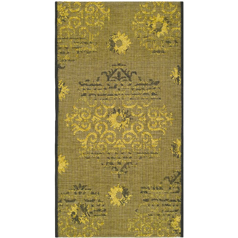 SAFAVIEH Palazzo Annice Modern Oriental Rug - 2' x 3'6" - Black/Green