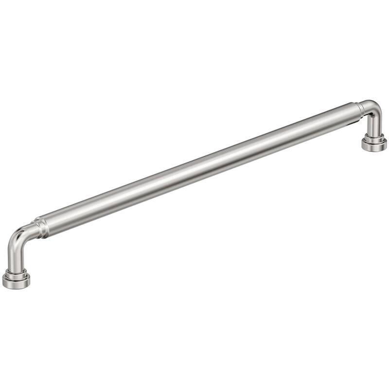 Amerock BP37668 Coble 12-5/8" Center to Center Smooth Handle Cabinet - Polished Nickel