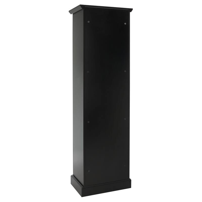 SAFAVIEH Romaine 6 Shelf 2 Hook Bottom Storage Hall Tree - 20" W x 16" D x 68" H - 20Wx16Dx68H
