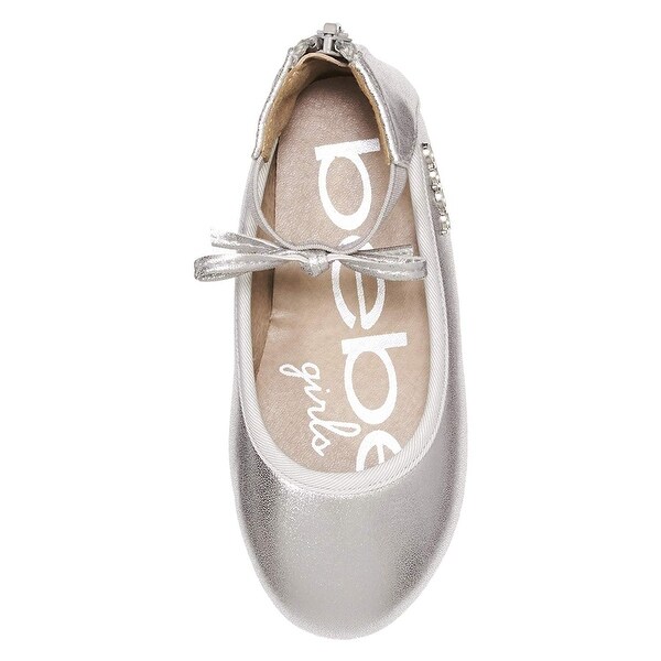 silver ballet flats for toddlers