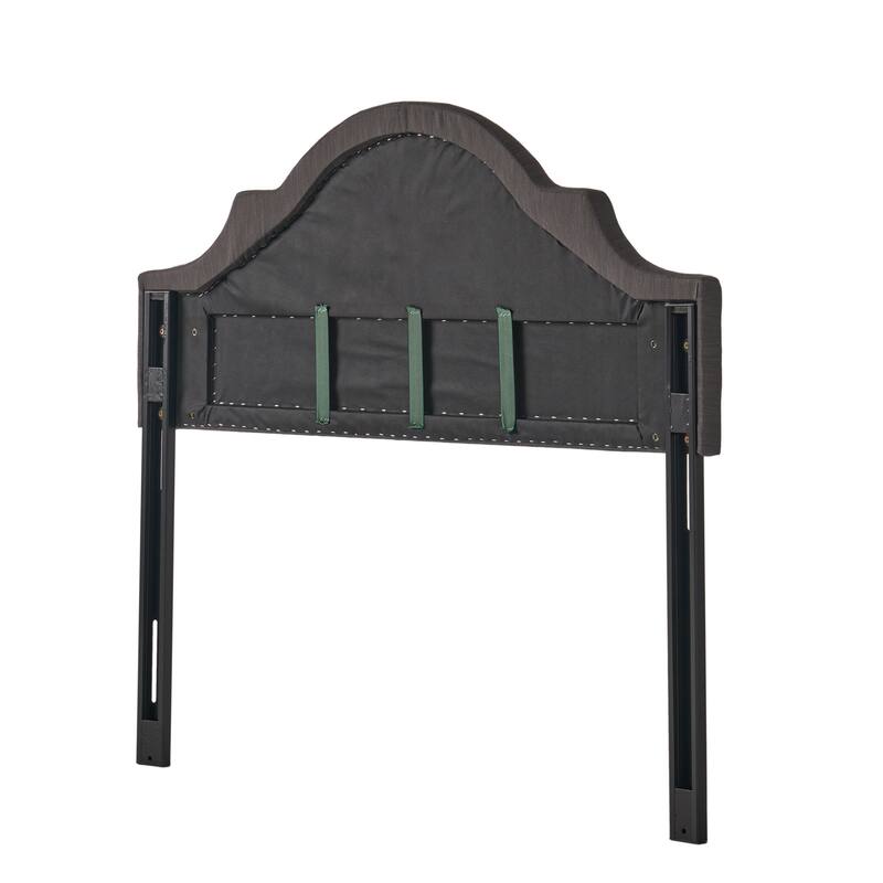 Bianca Adjustable Full/Queen Studded Fabric Headboard by Christopher Knight Home