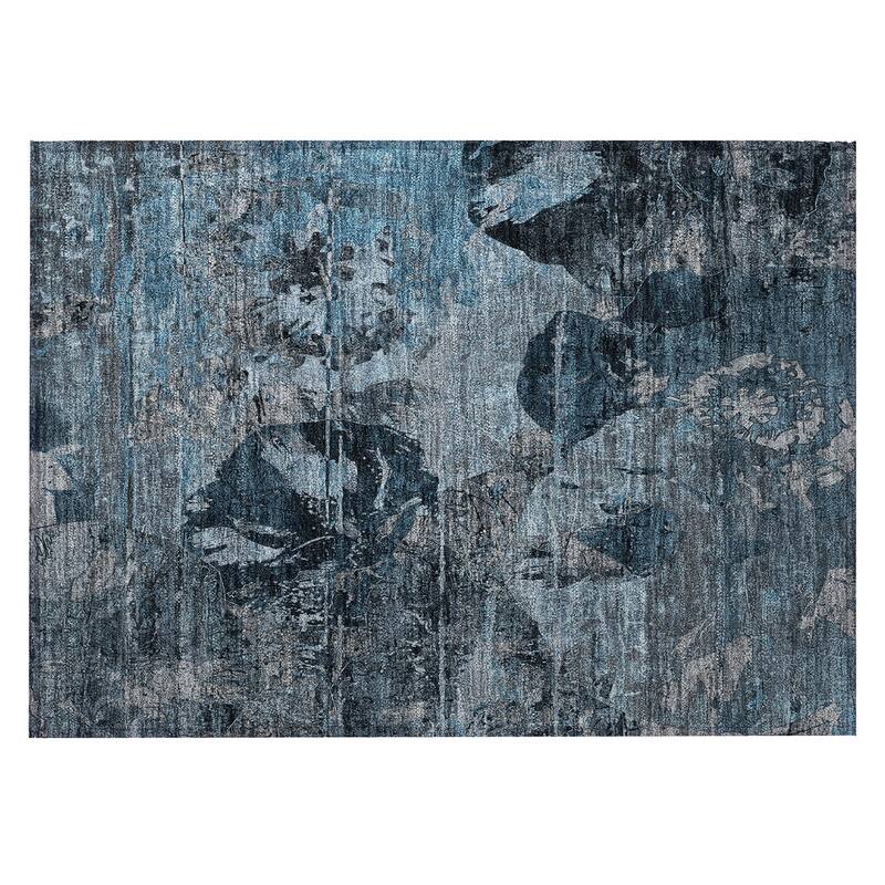 Lato Modern Art-Inspired Weather Resistant Classic Meets Modern Runner Outdoor Rug