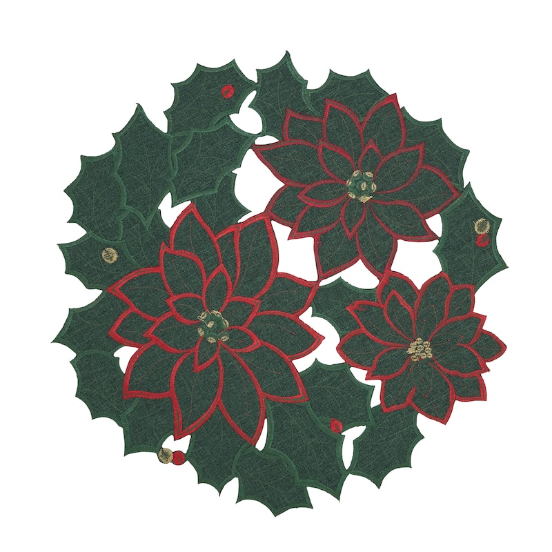 Winter Bloom Placemat (Set of 4) - 15"x15"