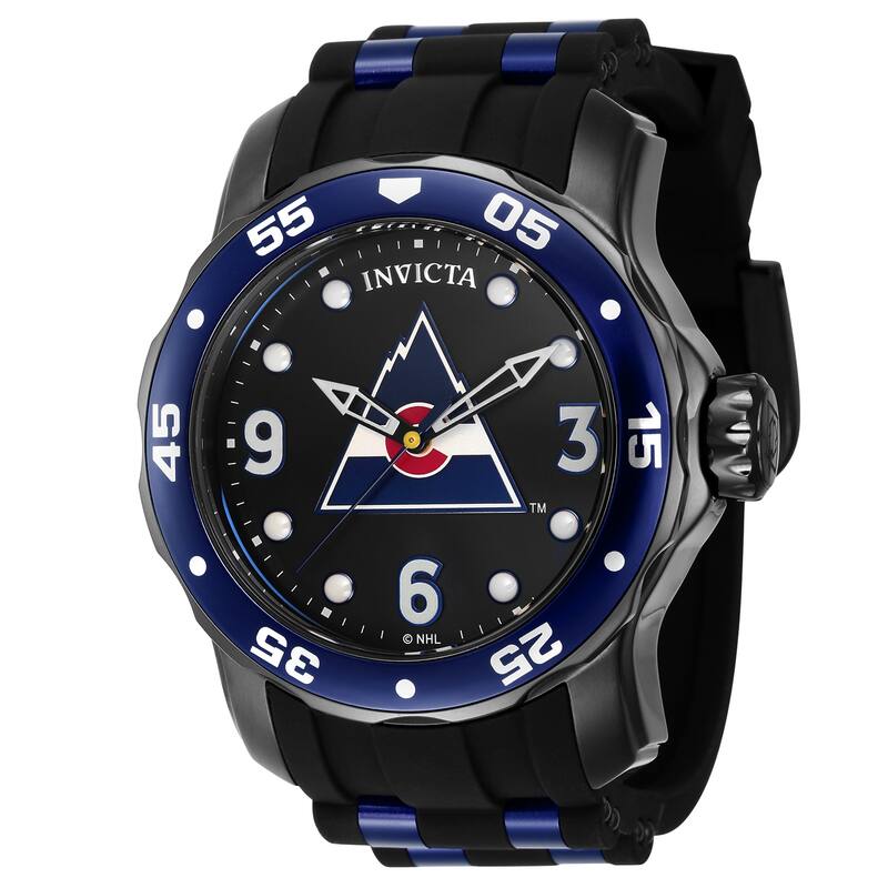 Invicta Men's NHL Colorado Avalanche 48mm Quartz Watch IN-42652 - Black - N/A