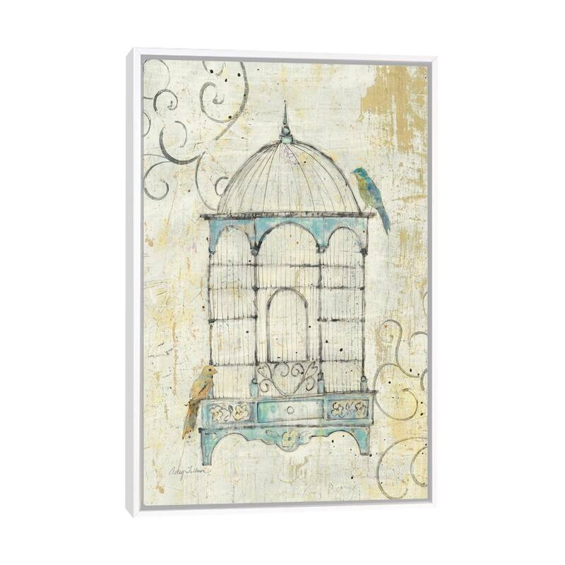 iCanvas "Bird Cage IV " by Avery Tillmon Framed Canvas Print - White - 40x26